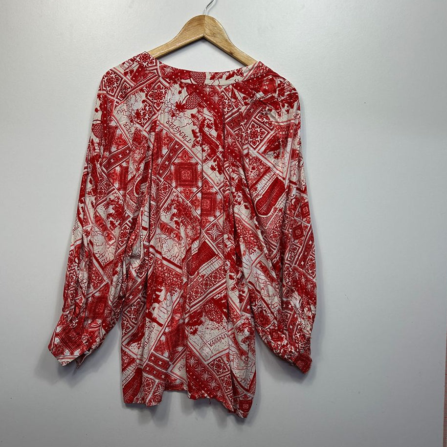 Autograph Red Plus Size Top - Size 20