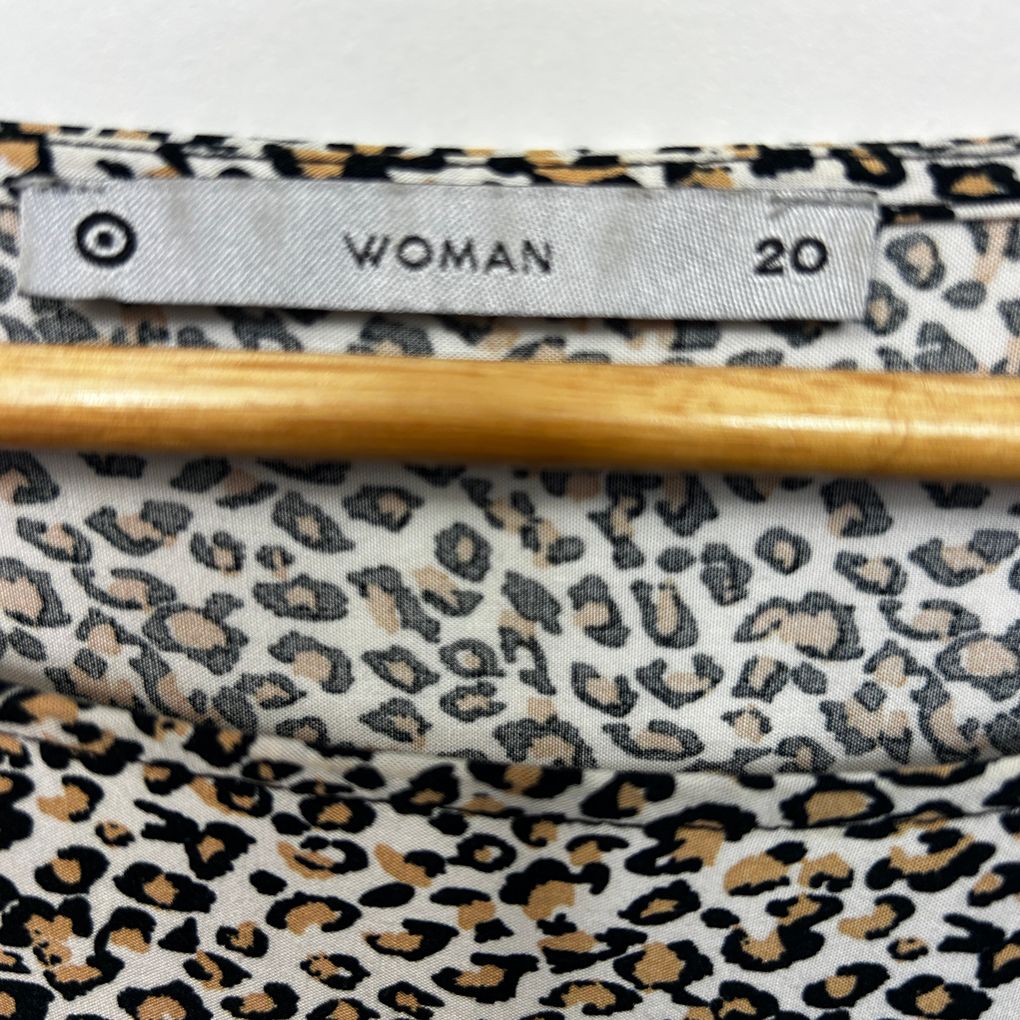 Target Leopard Print Top - Size 20