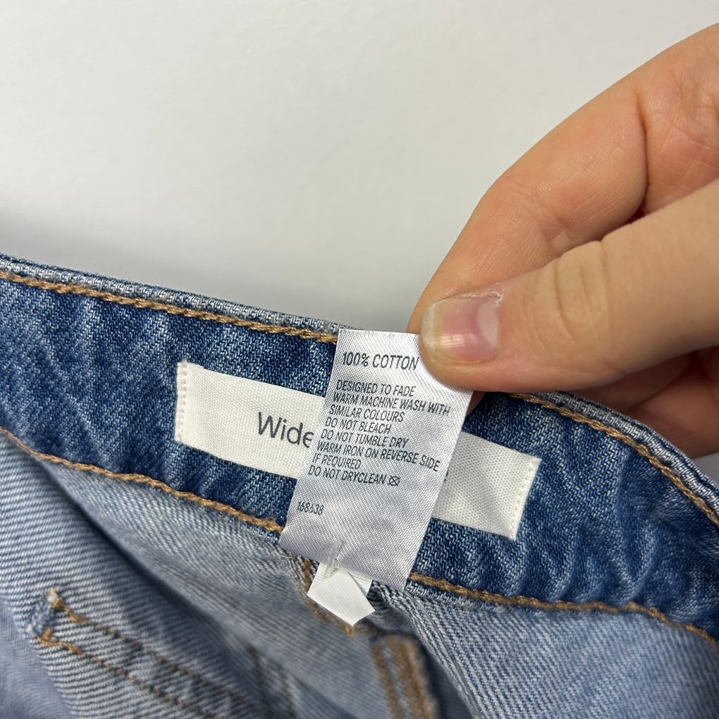 Anko Blue Plus Size Wide Leg Jeans - Size 20