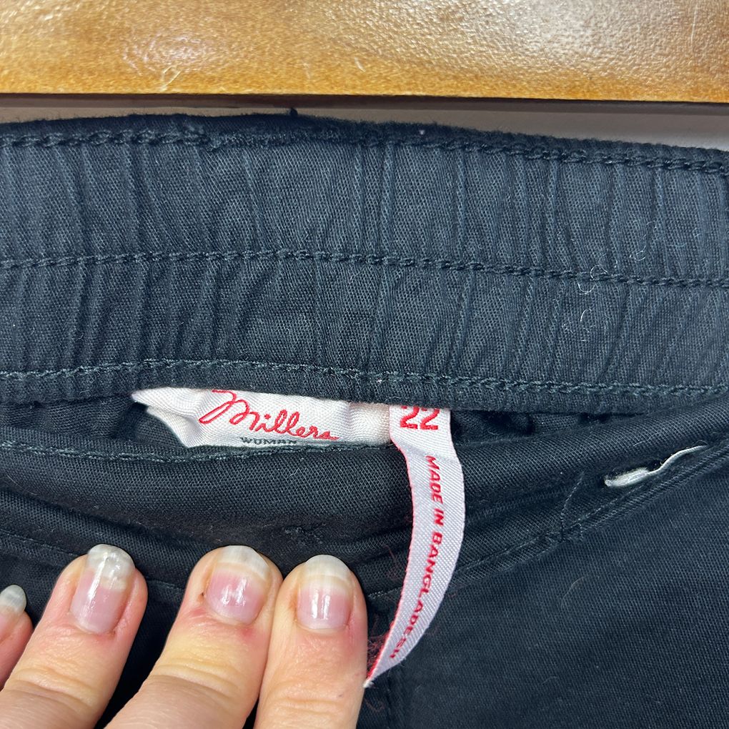 Millers Black Pants - Size 22