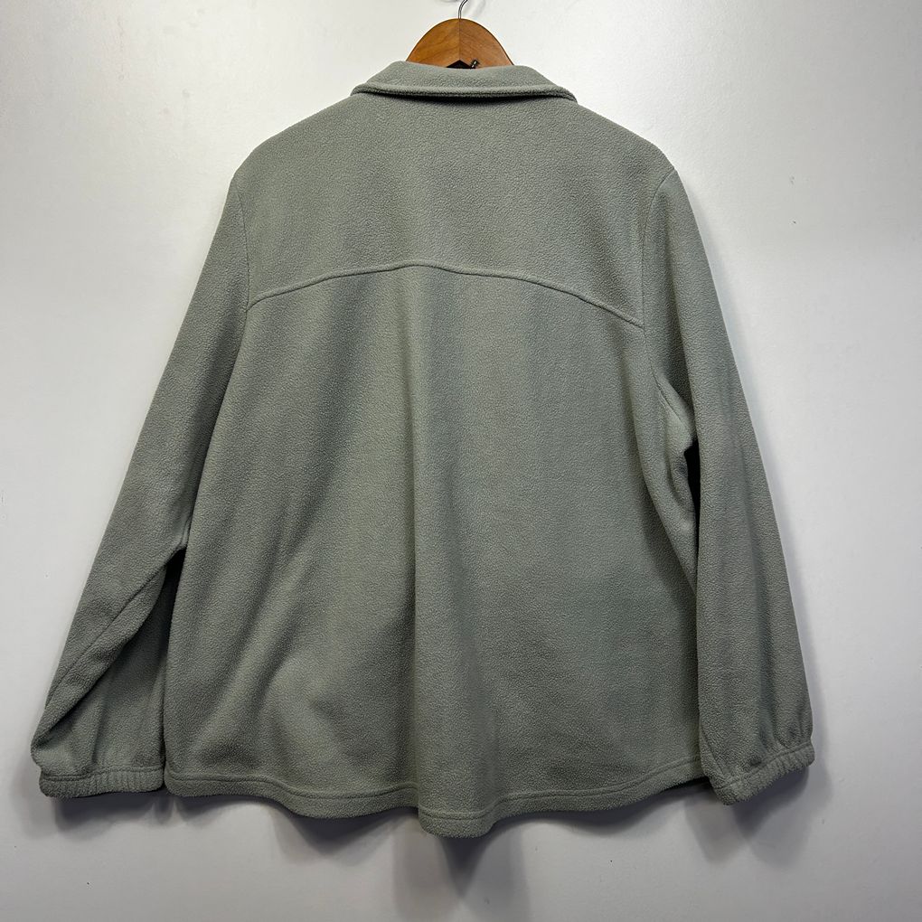 Edited Sage Green Fleece Jacket - Size 26