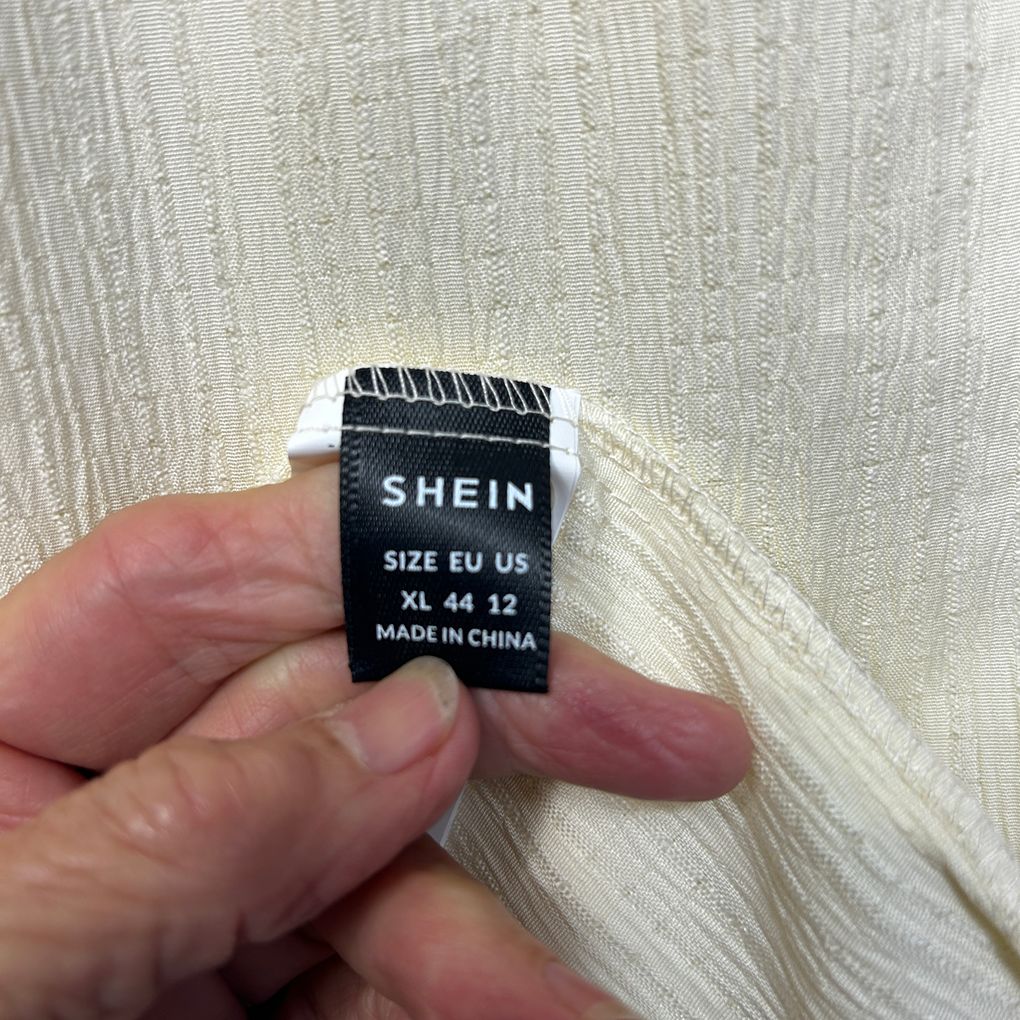 Shein Cream Skirt - Size XL