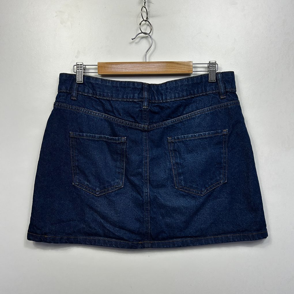 Anko Blue Denim Mini Skirt - Size 14