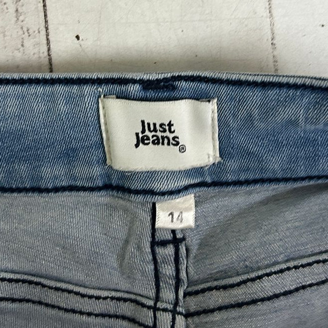 Just Jeans Blue Super Skinny Jeans - Size 14