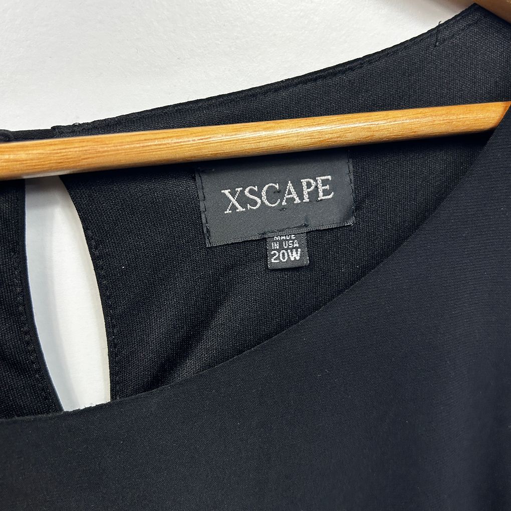 Xscape Black Made in the USA Plus Size Dress - Size 20W