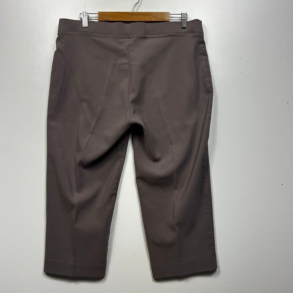 Katies Taupe Crop Pants - Size 16