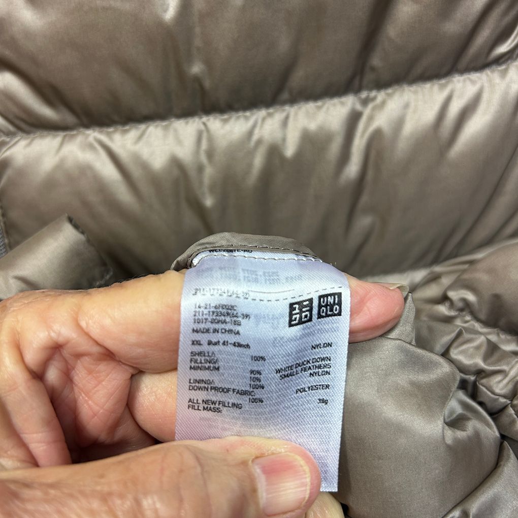 Uniqlo Brown Puffer Vest - Size XXL