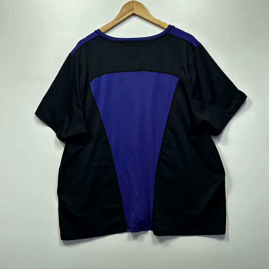Taking Shape Blue and Black Activewear Top - 18/20