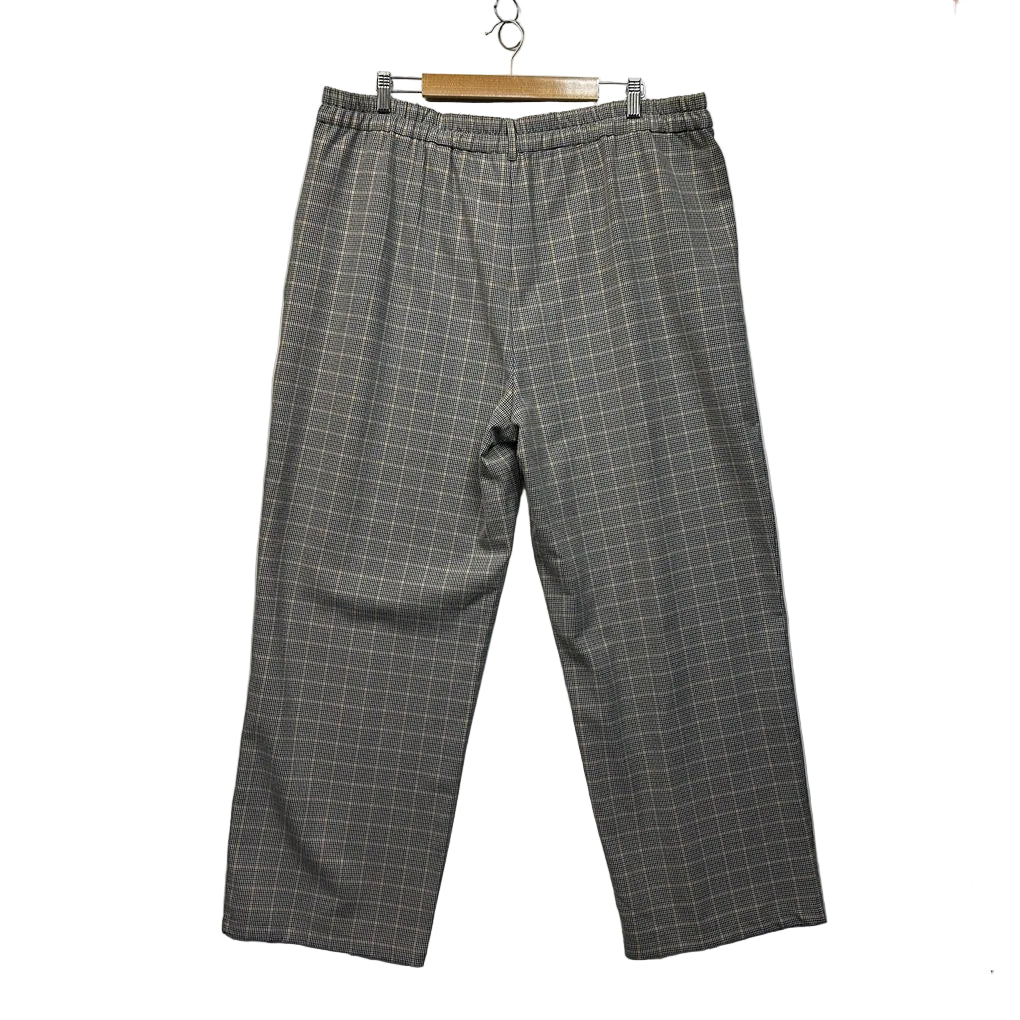 Anko Grey Plus Size Check Pants - Size 20
