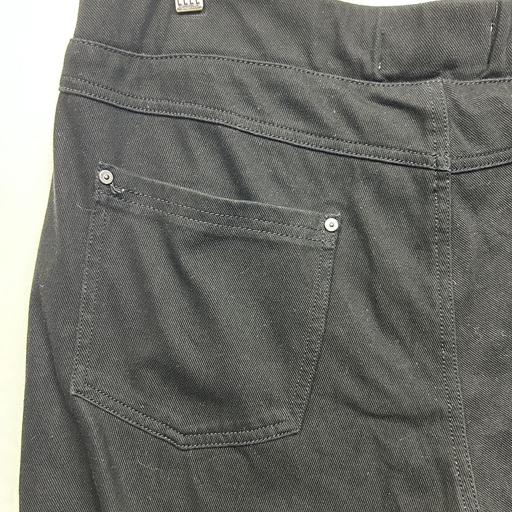 Virtuelle Black Cotton Pants - Size 18