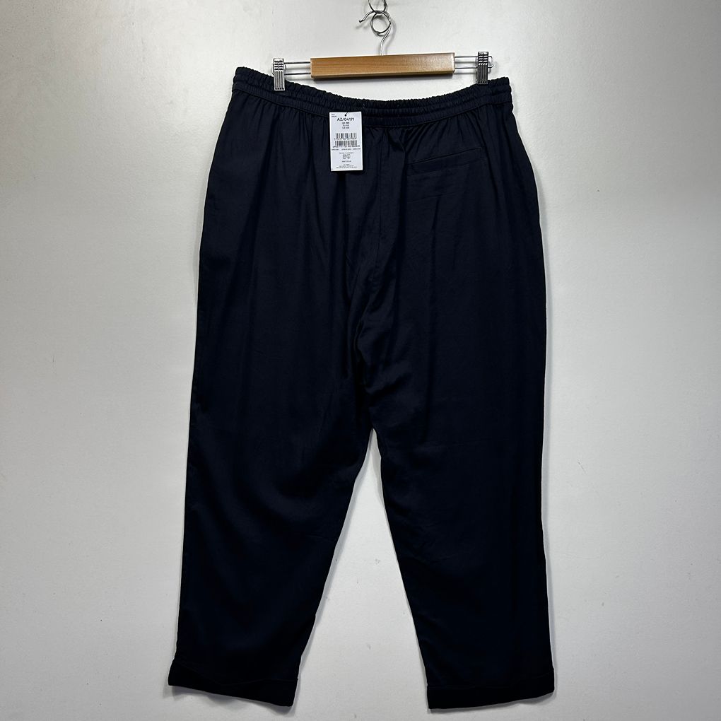 Next Navy Plus Size Linen Pants - Size 18R