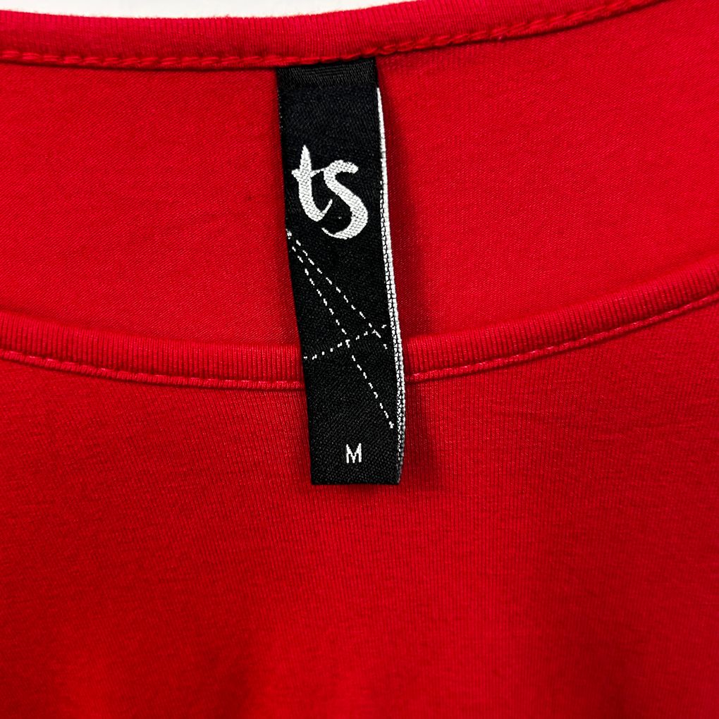 Taking Shape Red Tunic Top - Size 18