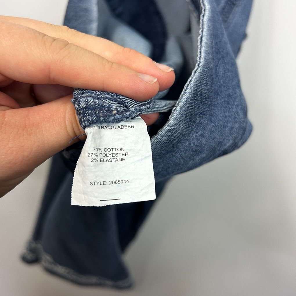 Millers Blue Embroidered Denim Capri Jeans - Size 16