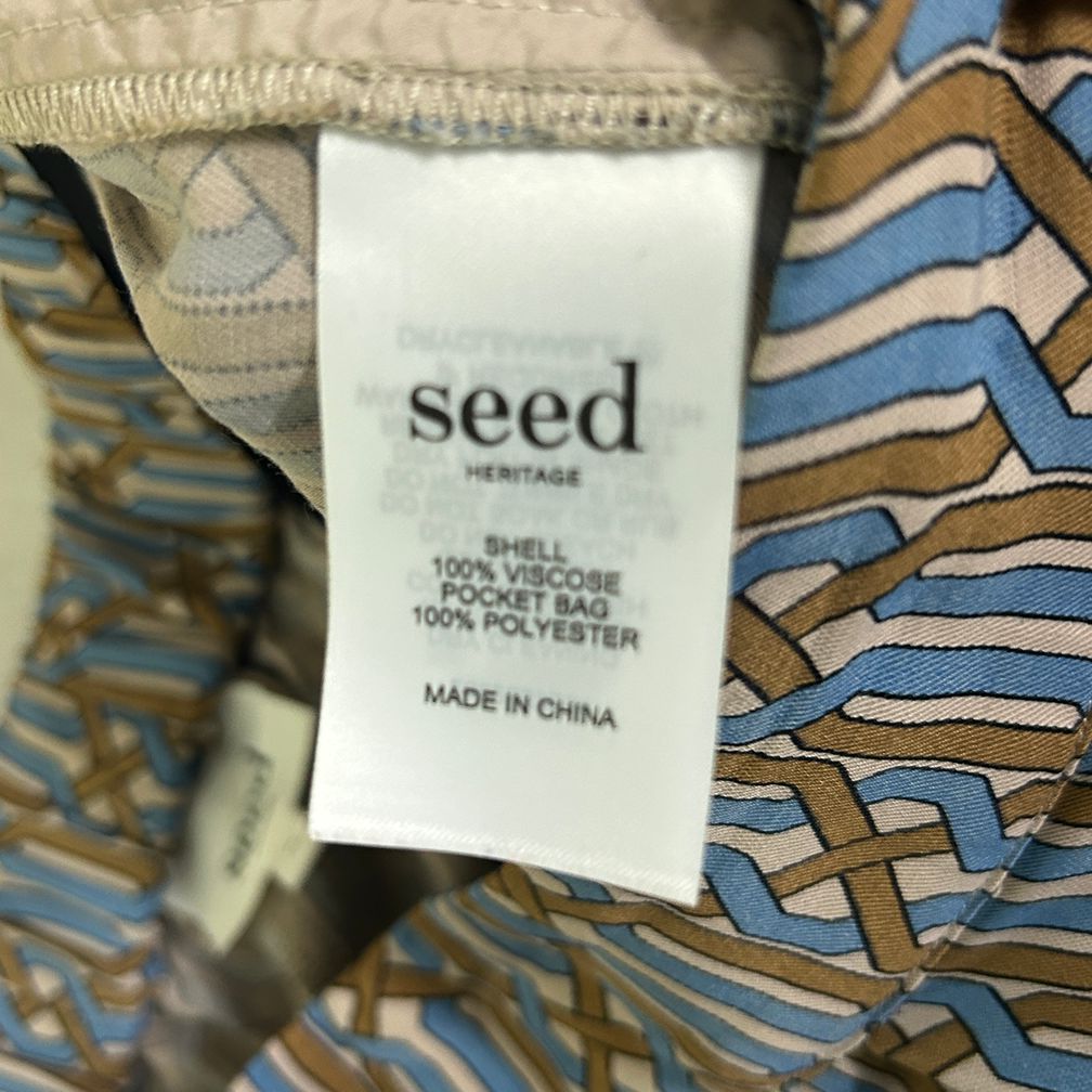 Seed Heritage Blue Print Pants - Size 14