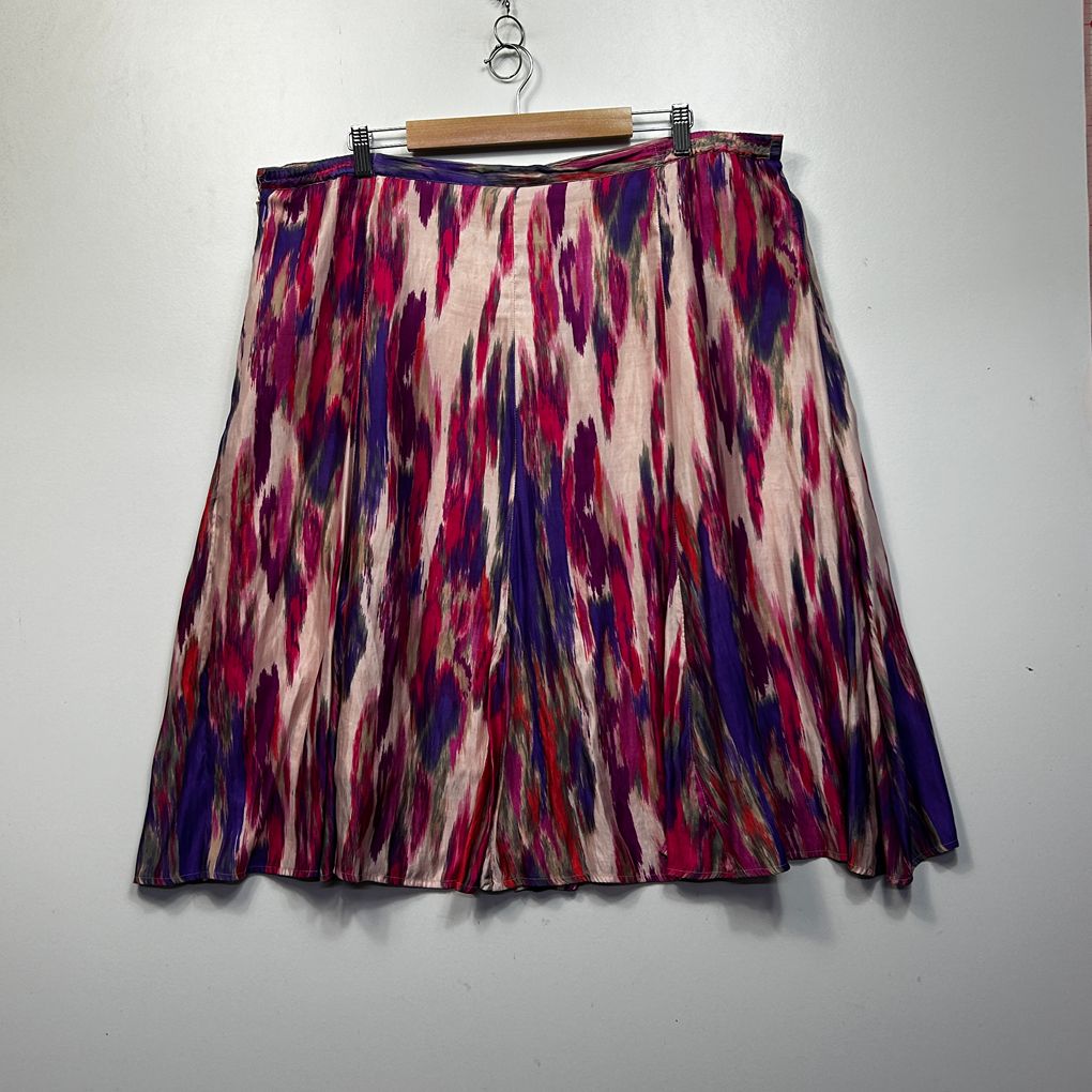 Damart Pink Plus Size Skirt - Size 22