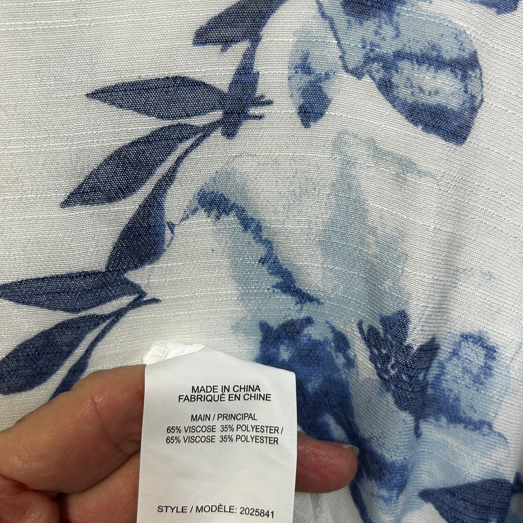 Autograph White Floral Top - Size 26