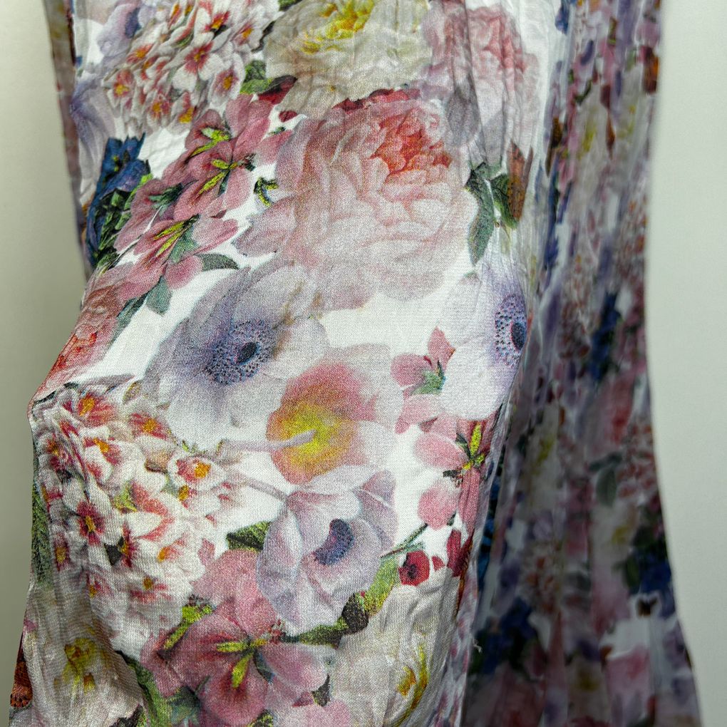 Person-elle Pink Floral Plus Size Dress - Size 18