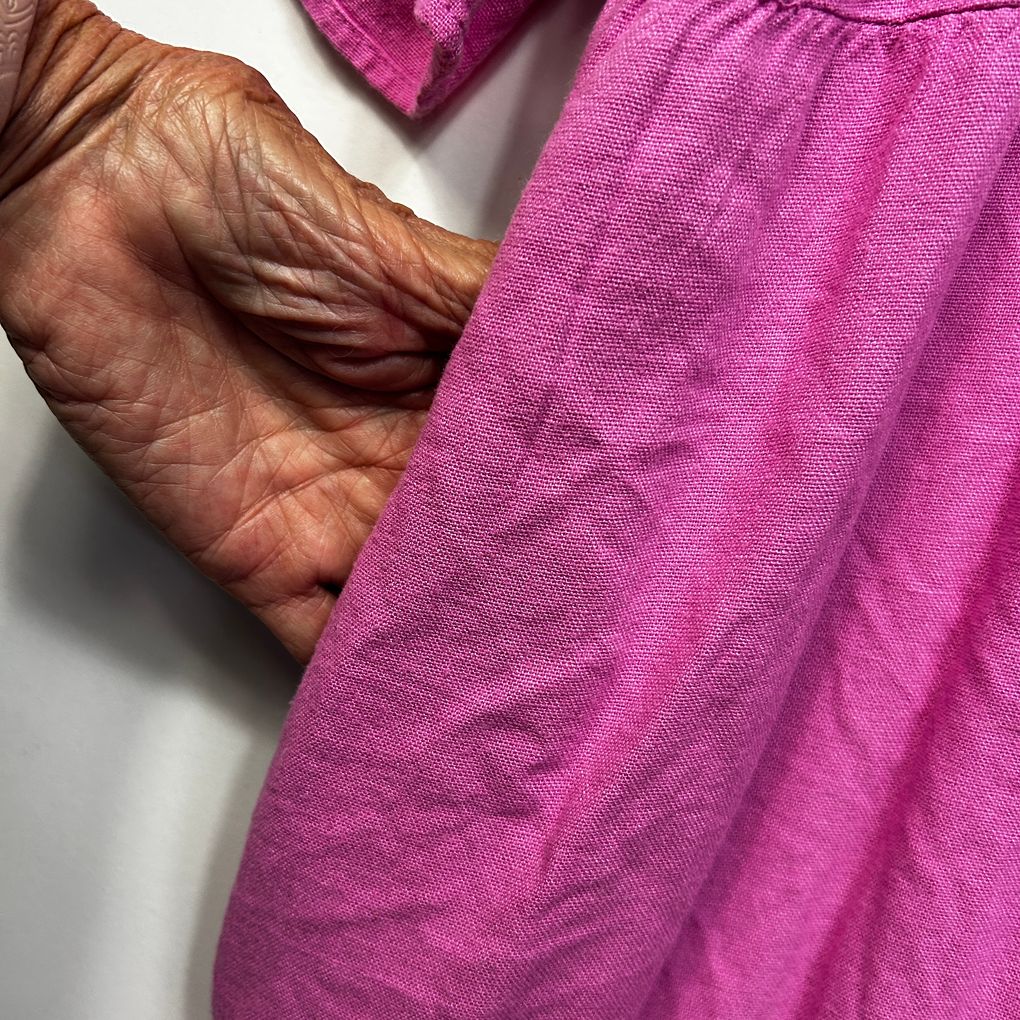 Millers Pink Linen Dress - Size 20
