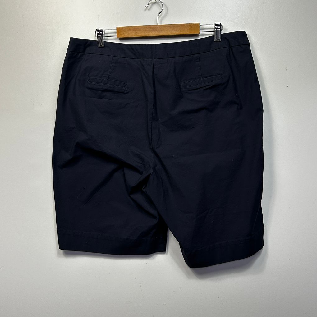 Beme Black Cotton Shorts - Size 18