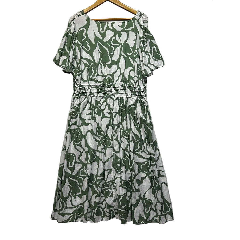 Anko Green Cotton Dress - Size 18
