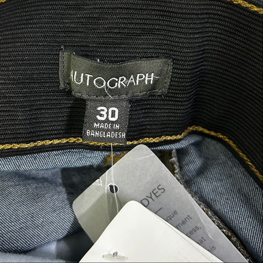 Autograph Blue Plus Size Bootleg Jeans - Size 30