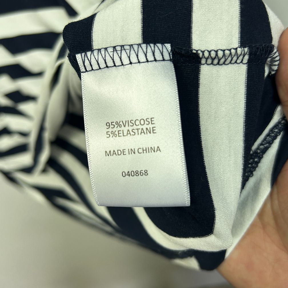 Sussan Navy Stripe Top - Size M
