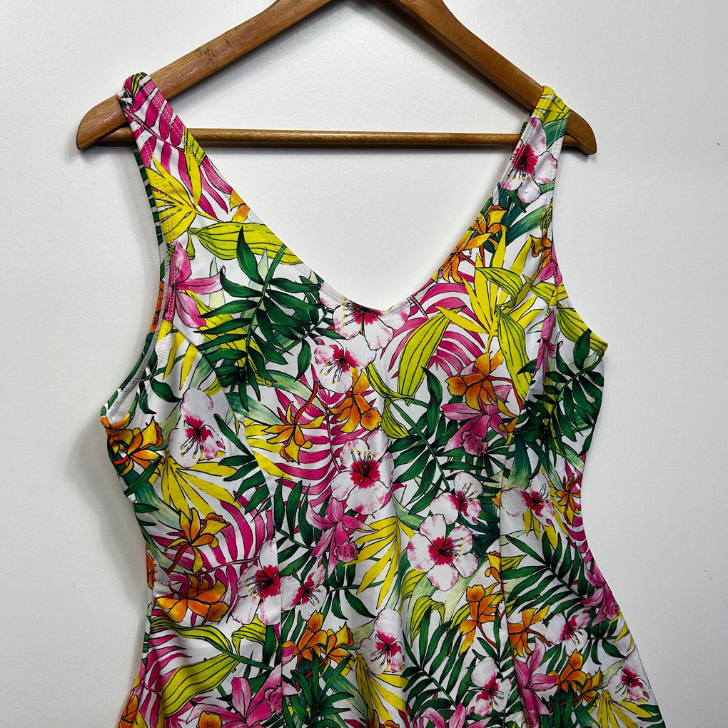 Rivers Multicoloured Floral Swimmers - Size 16