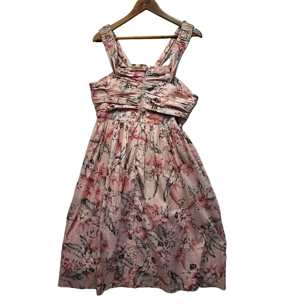Sheike Pink Floral Dress - Size 16