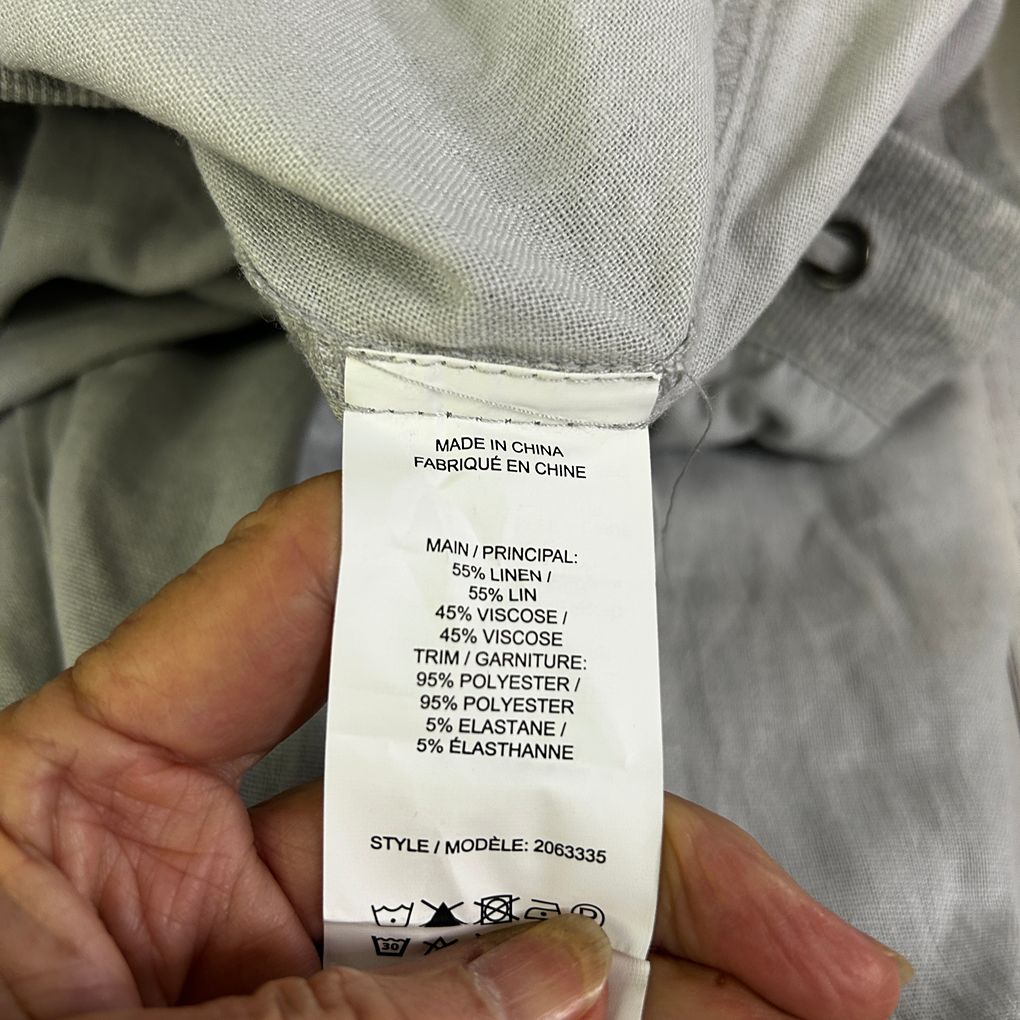 Millers Grey Linen Pants - Size 22