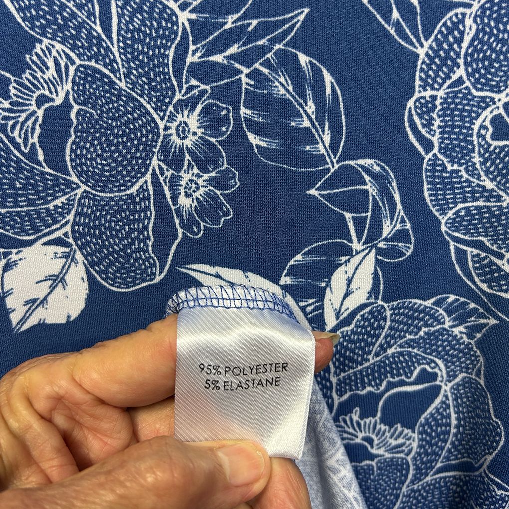 Autograph Blue Floral Top - Size 20