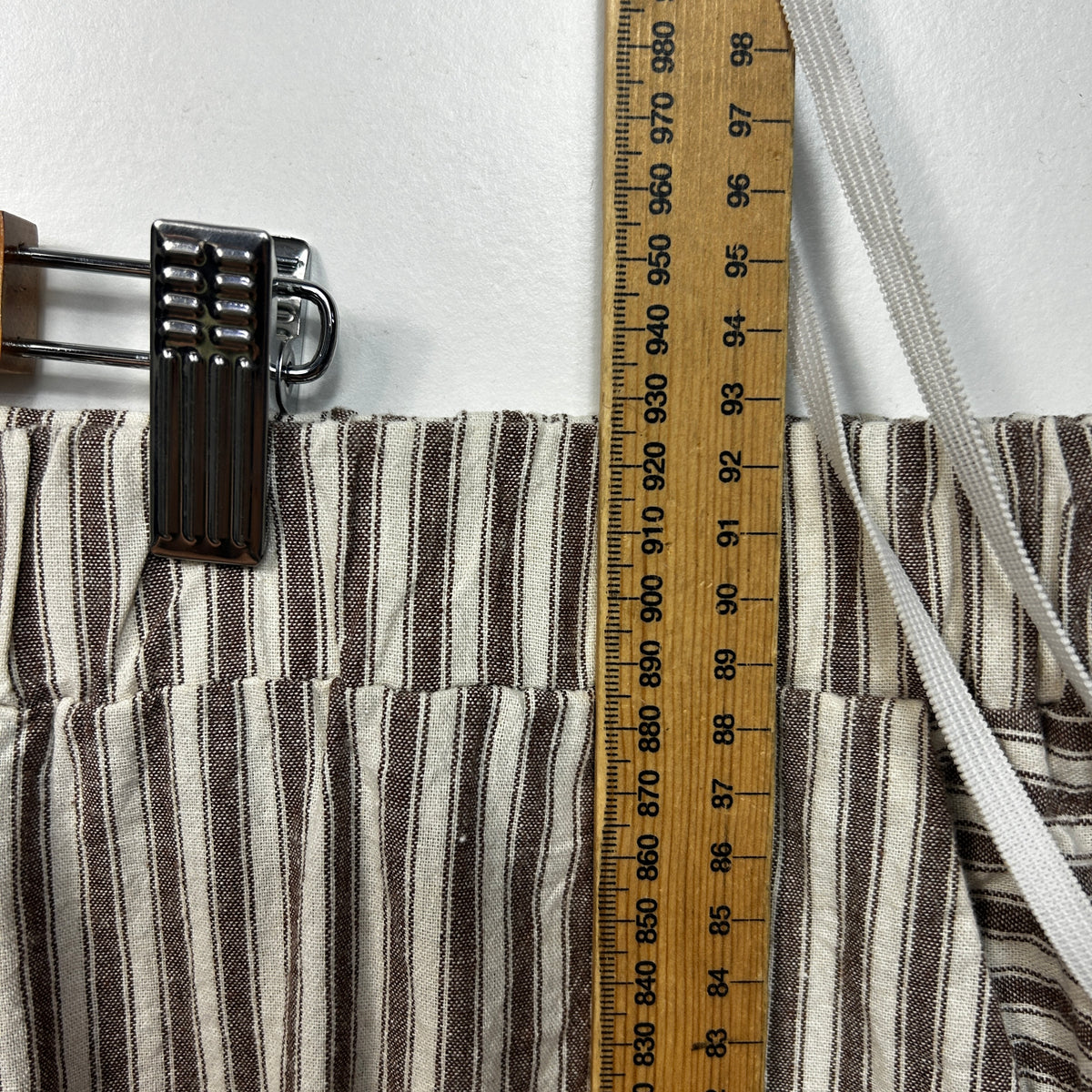 Brown Striped Plus Size Pants - Size 5XL