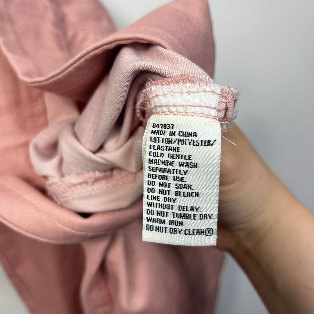 Breakers Pink Plus Size Cotton Capri Pants - Size 20