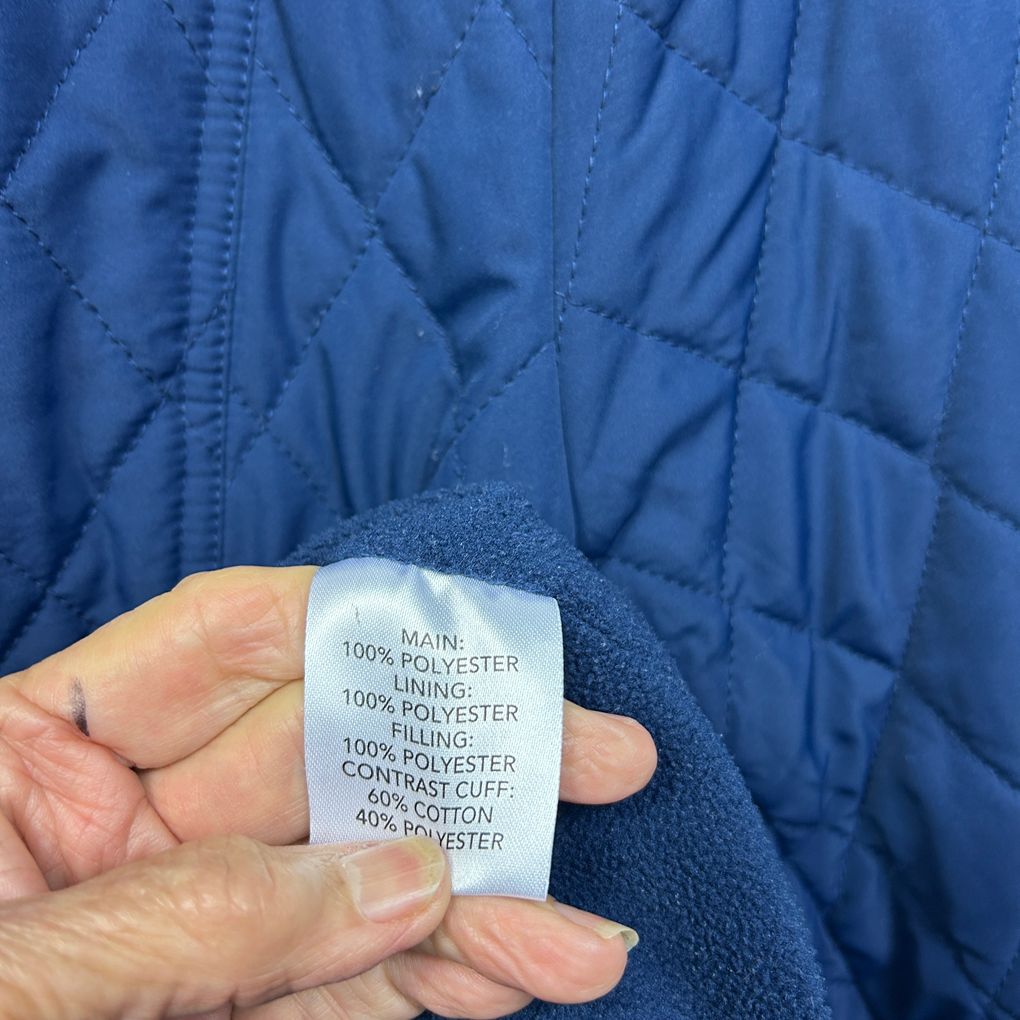 Millers Navy Quilted Jacket - Size 12