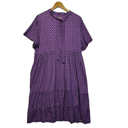 Exotica Print Dress - Size XXL