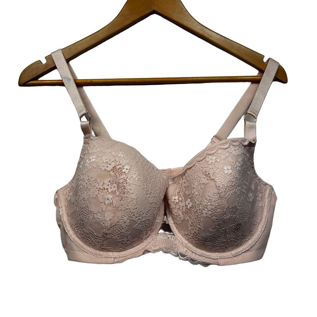 Kayser Pink Lace Bra - Size 18D
