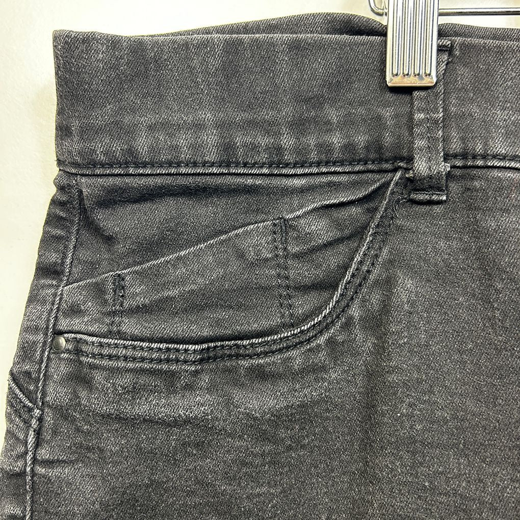 Katies Washed Black Pull On Jeans - Size 18