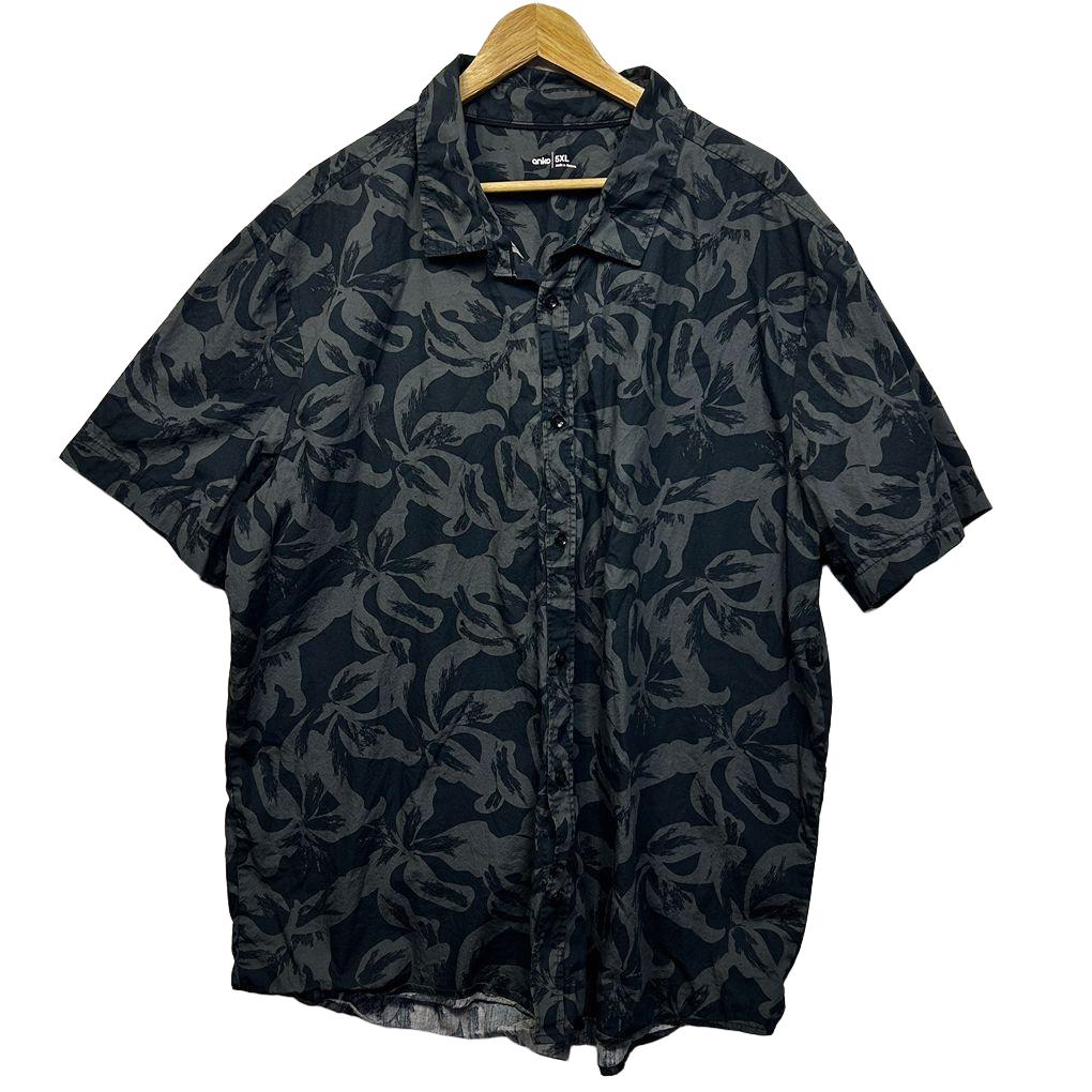 Anko Black Cotton Shirt - Size 5XL