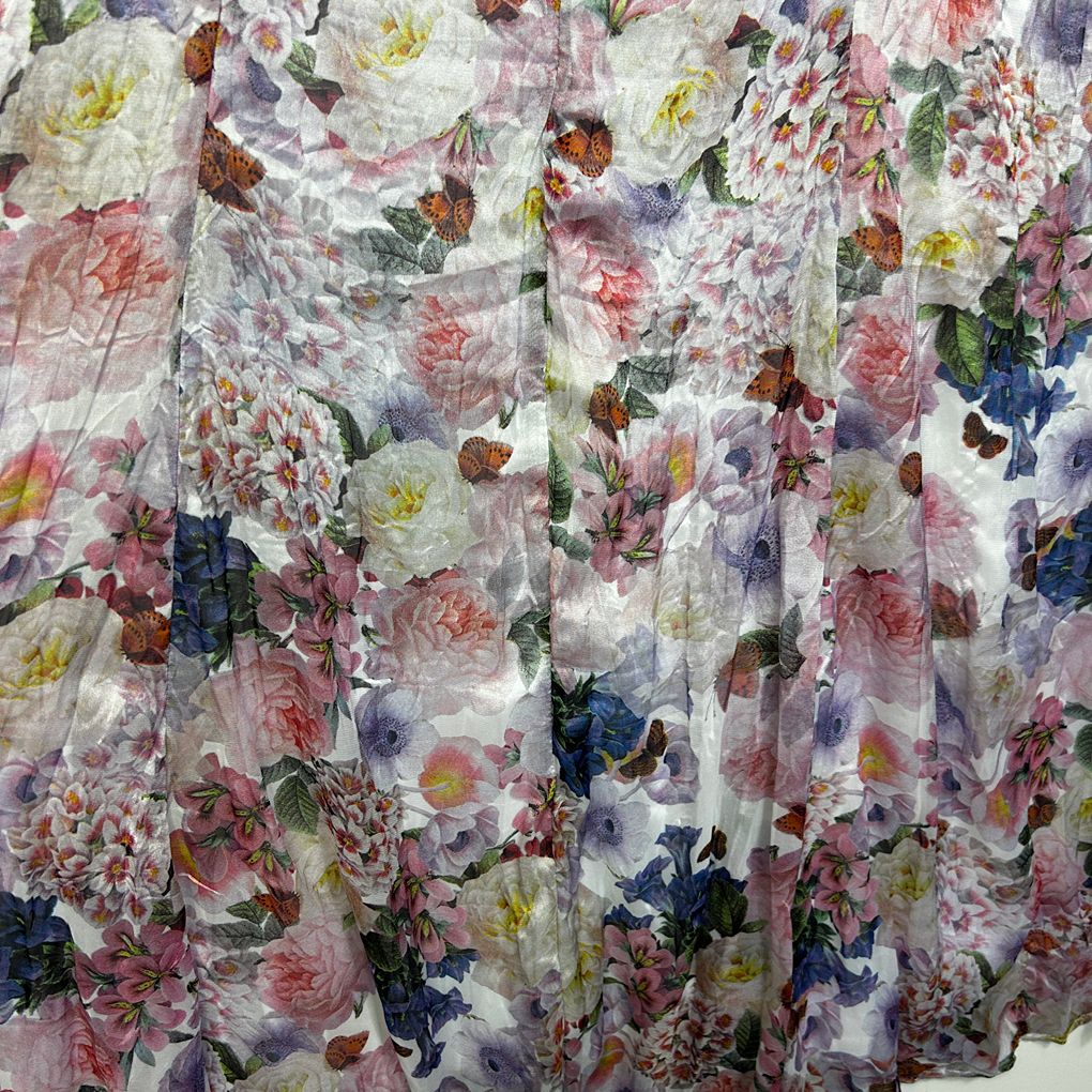Person-elle Pink Floral Plus Size Dress - Size 18