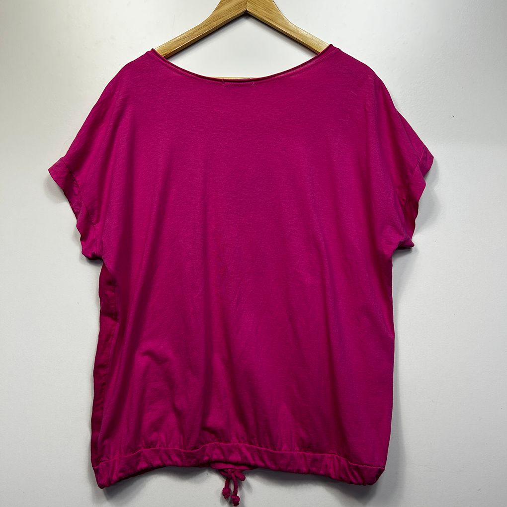Rosa Jo Jo Made in Italy Pink Sequin Top - Size 14/16