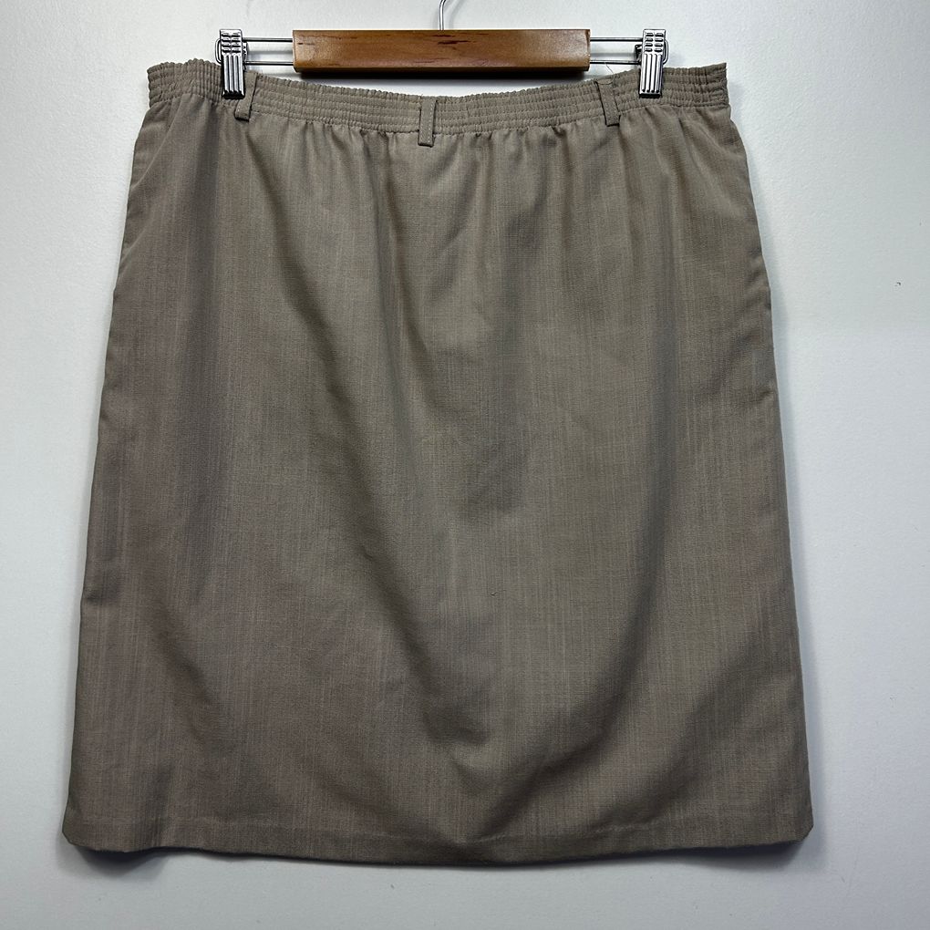 Millers Taupe Skirt - Size 14