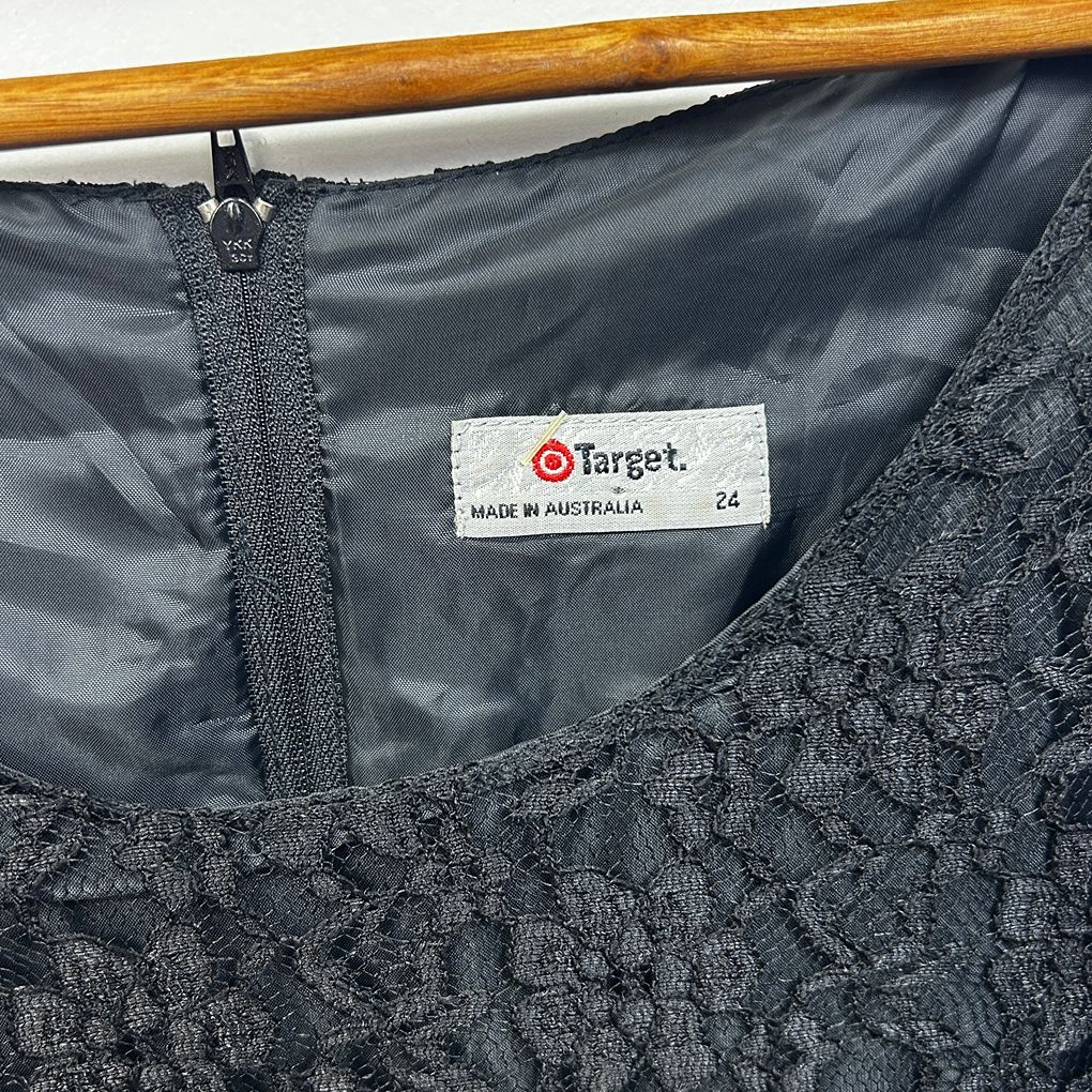 Target Black Lace Top - Size 20/22/24