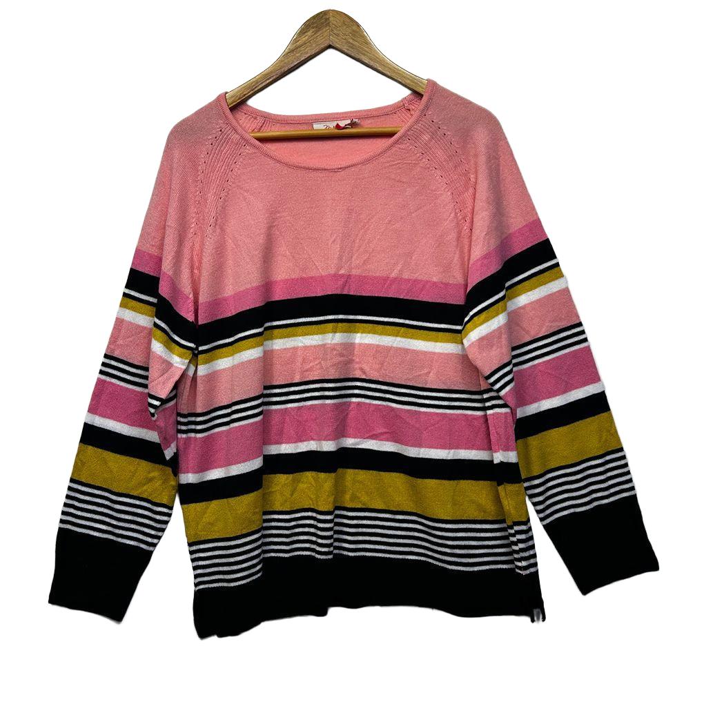 Millers Striped Jumper - Size XXL