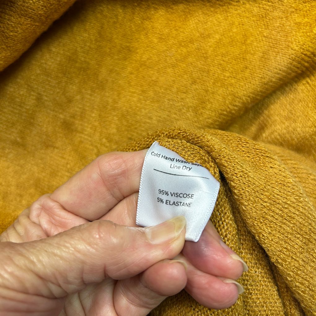 Keshet Mustard Poncho - One Size