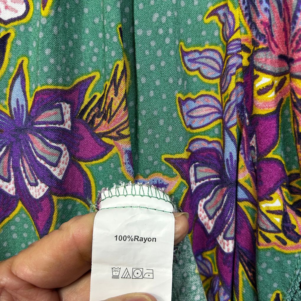 Dreamcatcher Green Floral Dress - Size 16