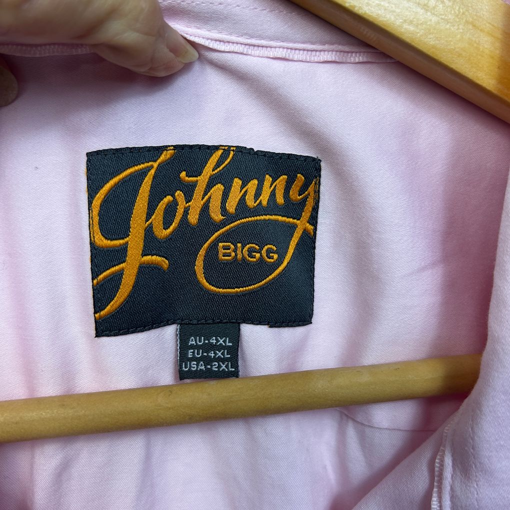 Johnny Bigg Pink Cotton Shirt - Size 4XL