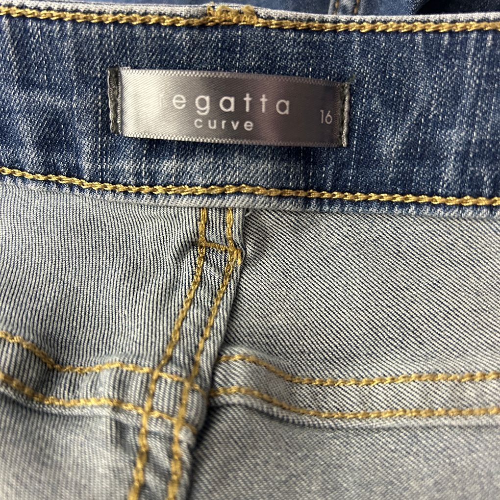 Regatta Curve Blue Denim Jeans - Size 16