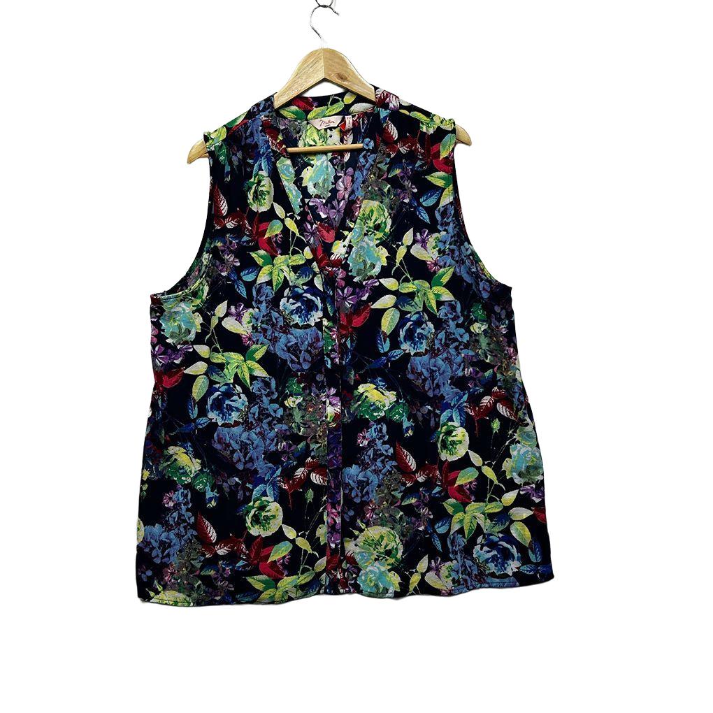 Millers Navy Plus Size Sleeveless Top - Size 22