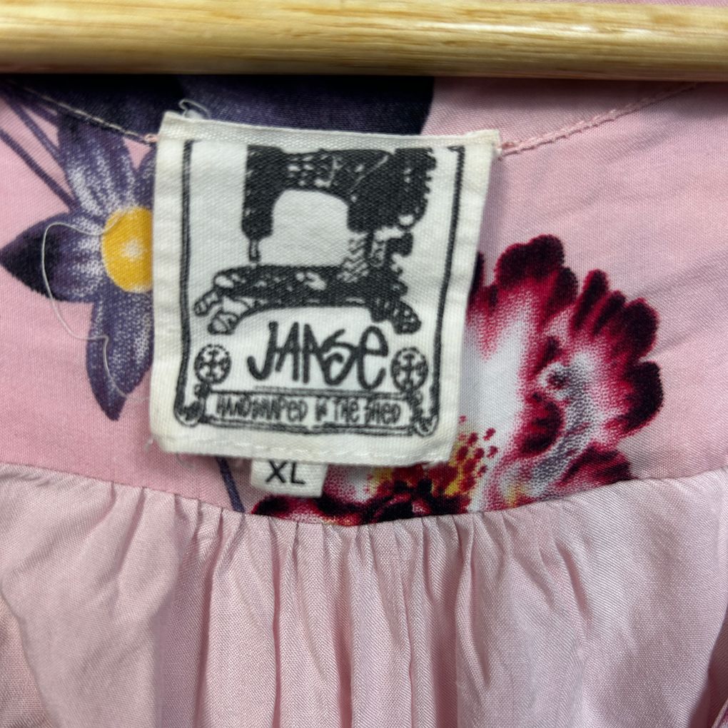 Jaase Pink Floral Top - Size XL