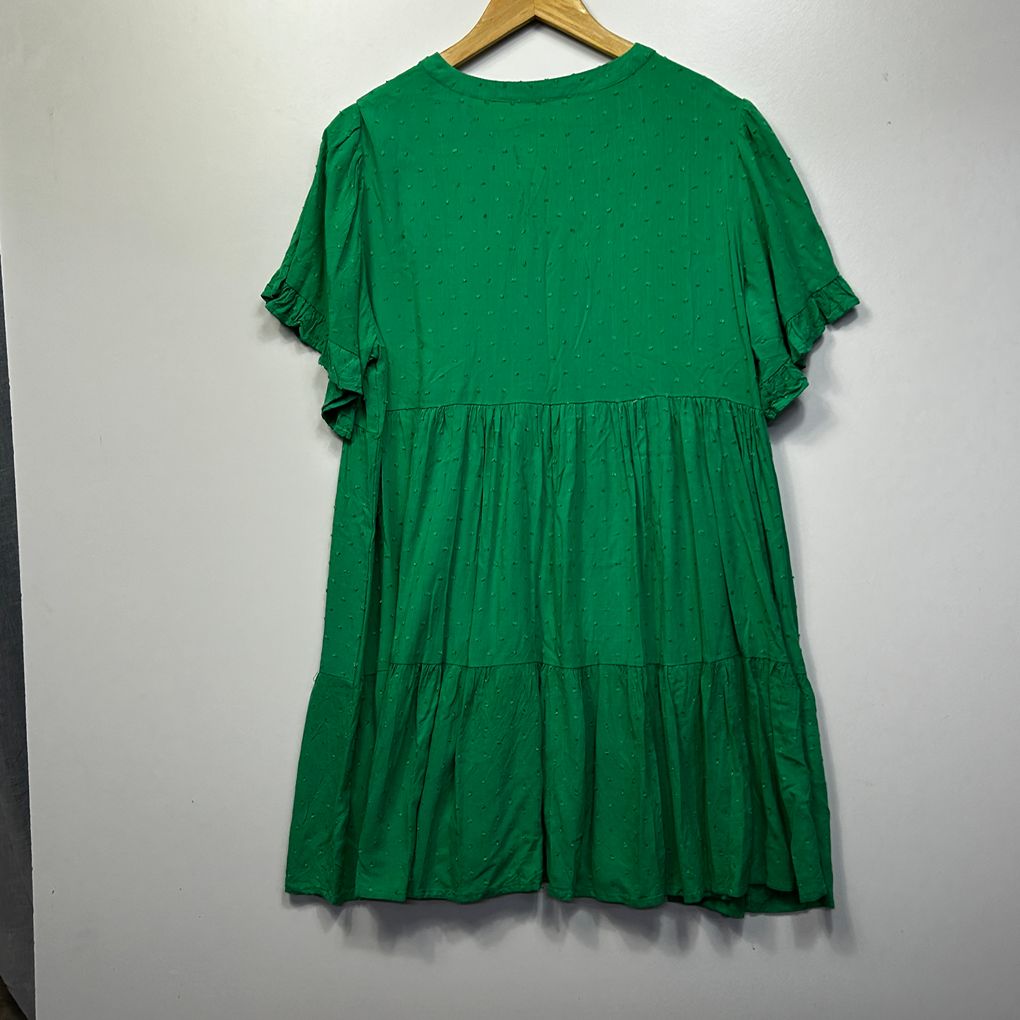 Green Tiered Dress - Size XL