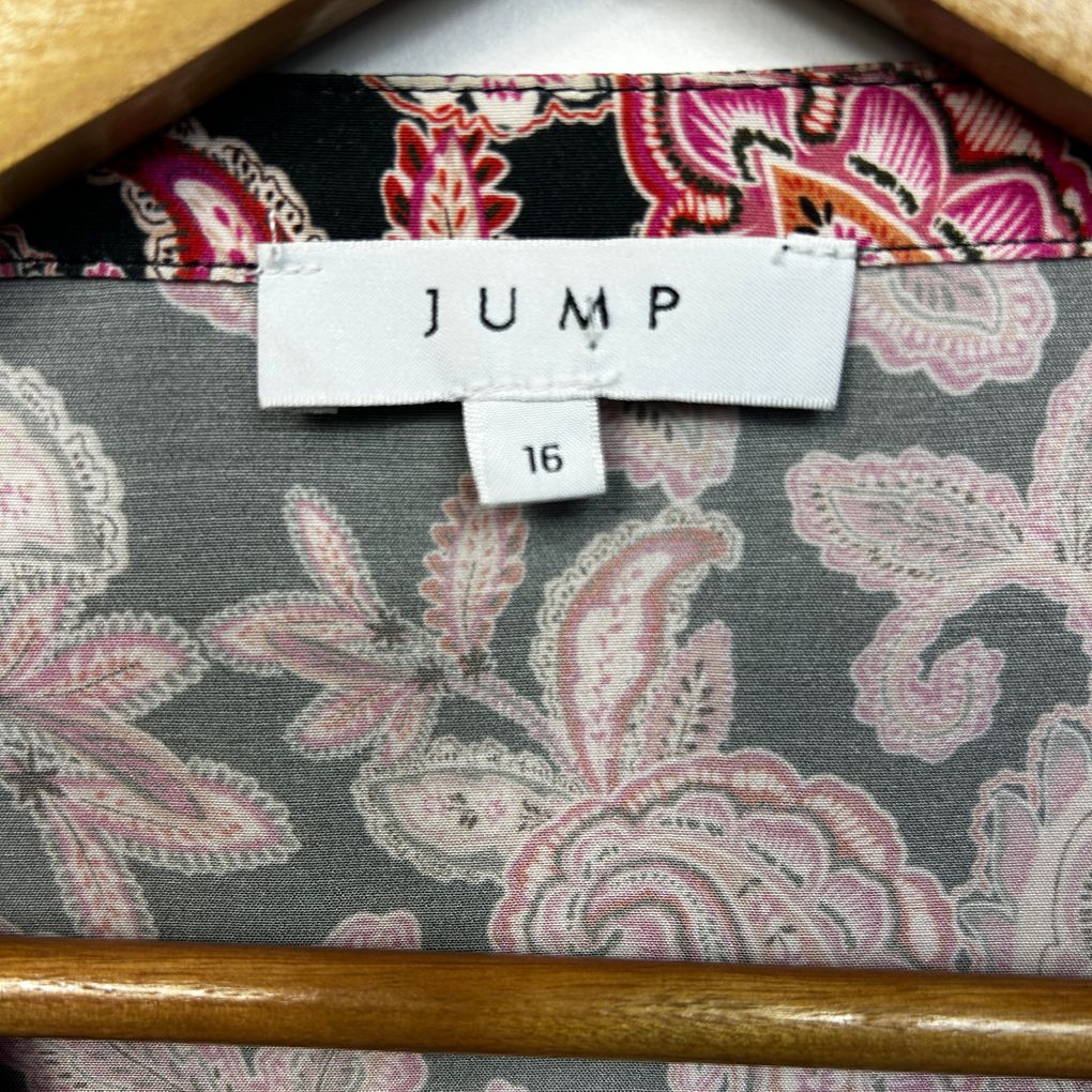 Jump Pink Paisley Dress - Size 16